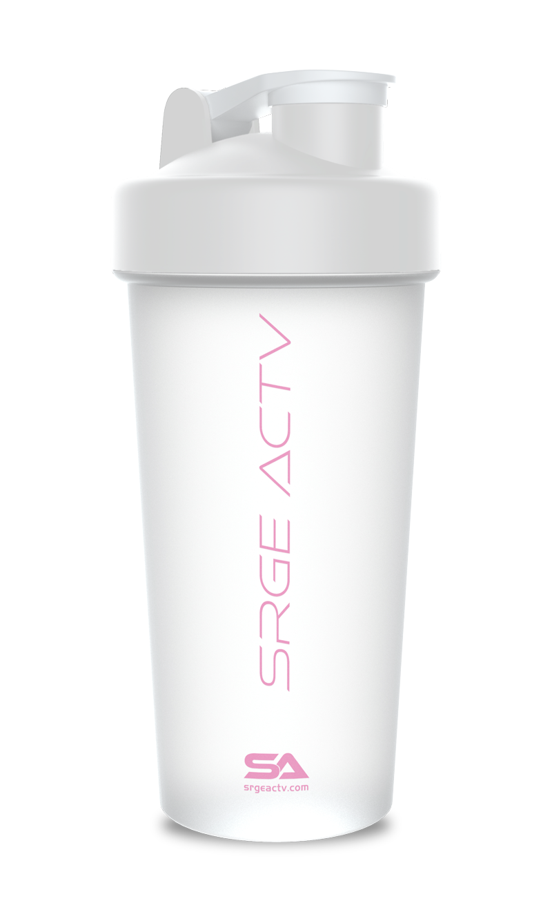 SRGE ACTV Shaker - White w/ Pink